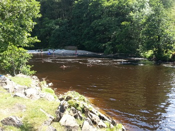 The River Wharfe at Appletreewick