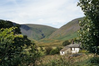 Cautley Crags and Cautley Spout in the Howgill Fells