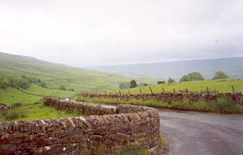 View of Upper Wharfedale and Cray from Kidstones Pass, in the Yorkshire Dales