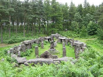 The Druids' Temple, near Masham in Wensleydale, in the Yorkshire Dales