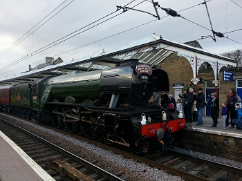 The Flying Scotsman in Skipton