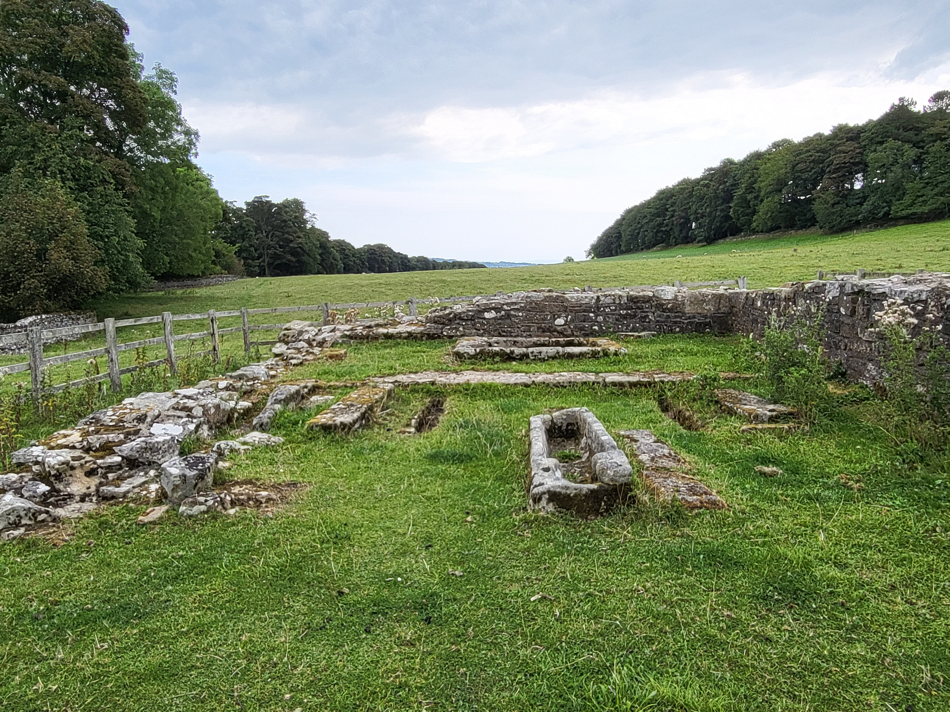 ruins of the Knights Preceptory near West Witton