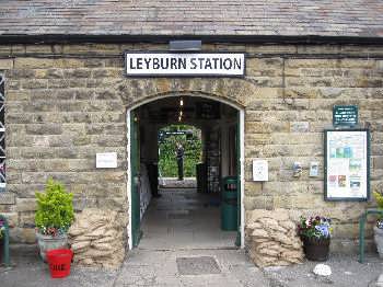 Leyburn Station, on the Wensleydale Railway
