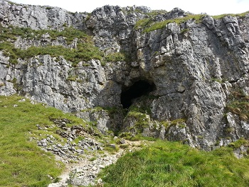 A cave in the Dry Valley at Malham