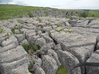 Limestone pavement above Malham Cove