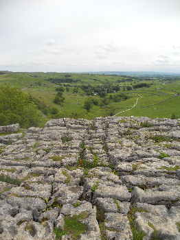 Limestone pavement above Malham Cove