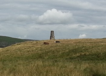 Smelt Mill chimney on Malham Moor