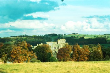 Middleham Castle, Wensleydale, in the Yorkshire Dales