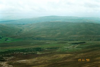Ribblehead, viewed from the summit of Ingleborough