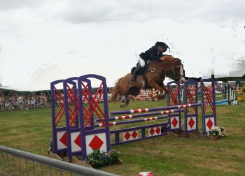 Showjumping at a Yorkshire agricultural show