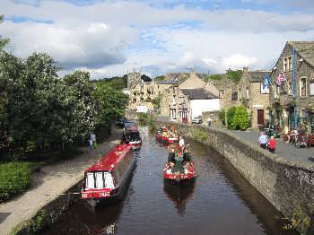 The Leeds Liverpool Canal in Skipton