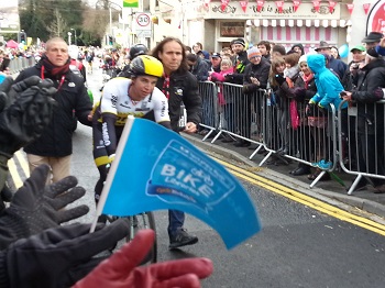 Dylan Groenewegen - winner of Stage One of the 2016 Tour de Yorkshire in Settle