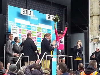 Pete Williams - King of the Mountain at Stage One of the 2016 Tour de Yorkshire in Settle