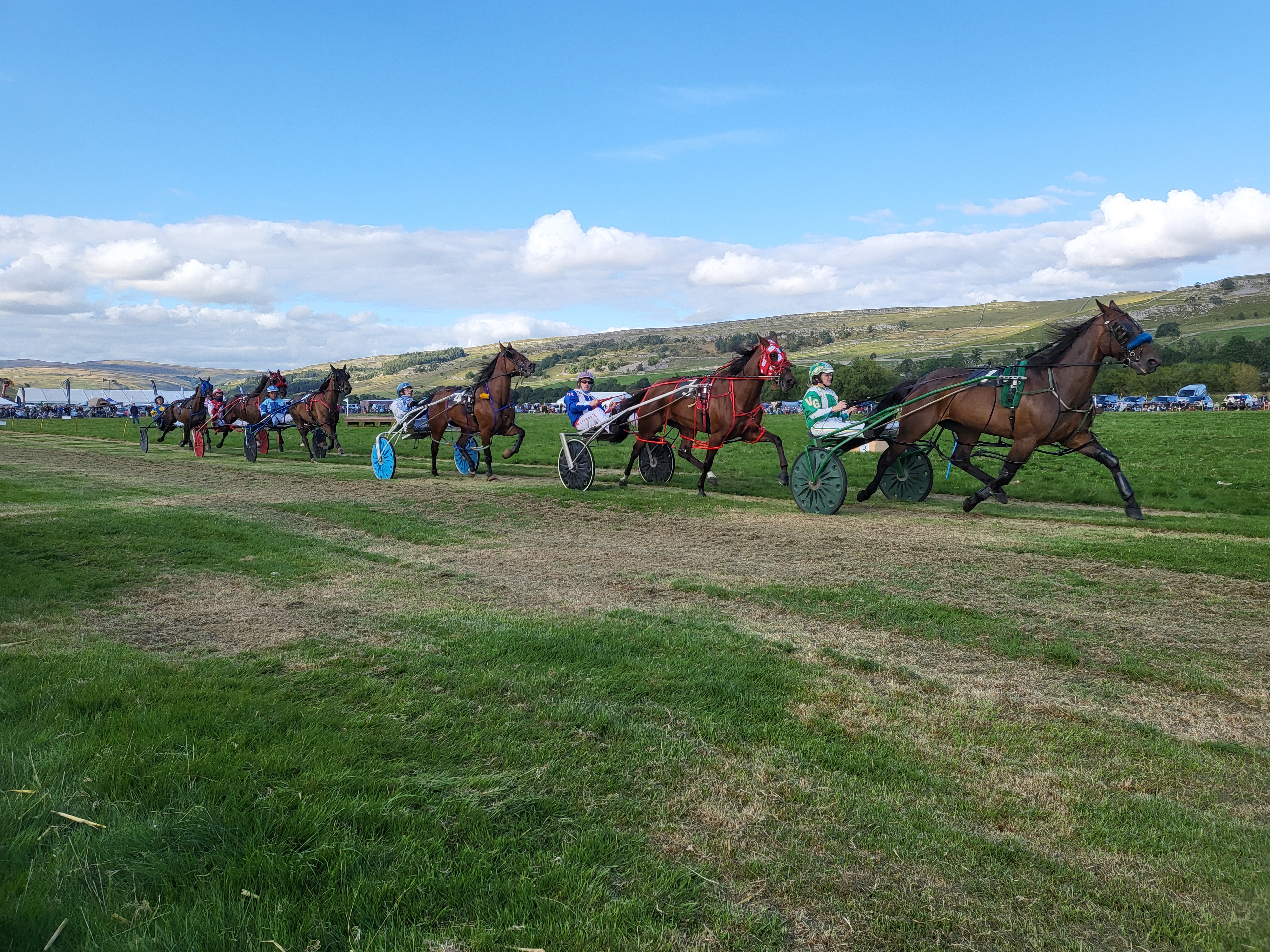 Trap racing at the Kilnsey Show