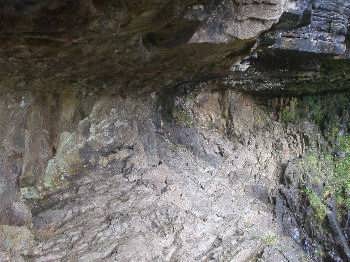geological unconformity at Thornton Force
