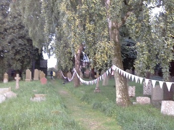 Churchyard at the Church of St. Bartholomew in West Witton
