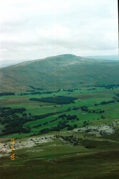 Whernside and Chapel-le-Dale, viewed from the summit of Ingleborough