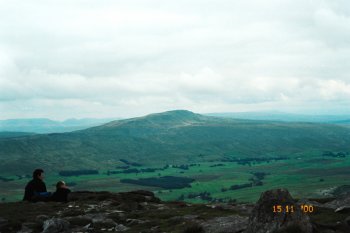 Whernside and Chapel-le-Dale, viewed from the summit of Ingleborough