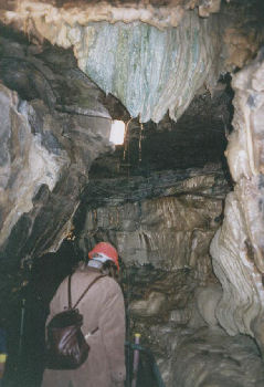 Dripstone formations in White Scar Caves