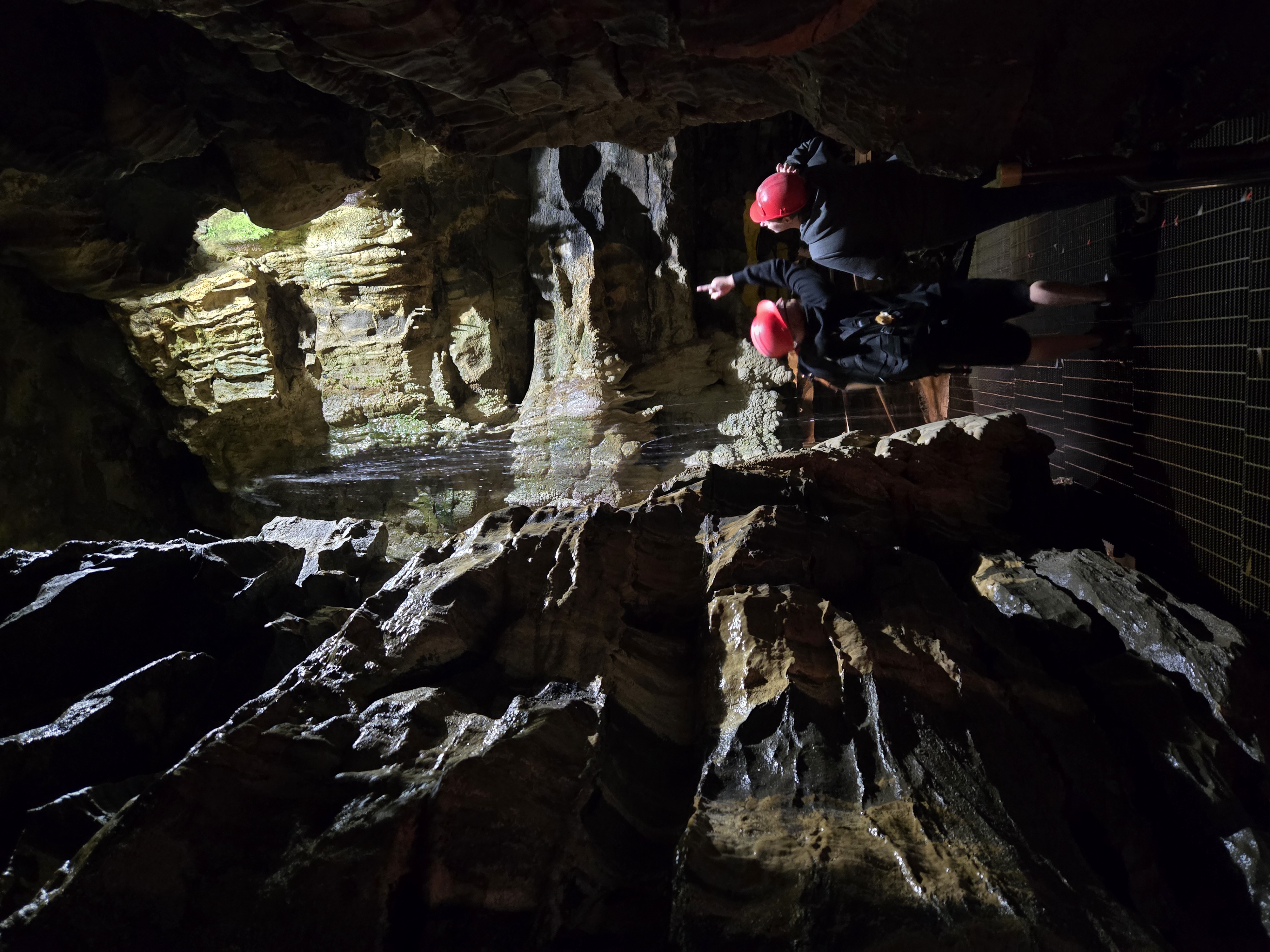 Underground waterfall